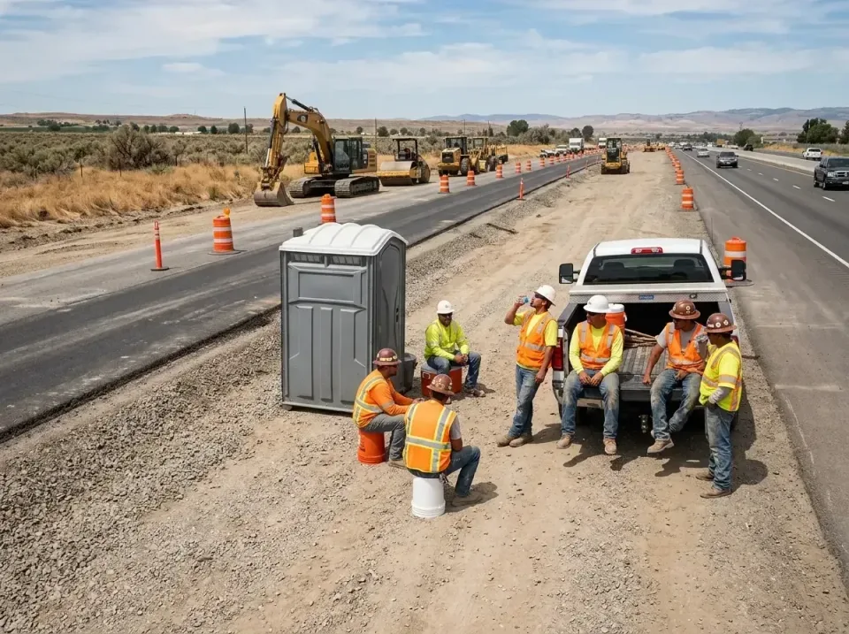highway-road-construction-crew-007 — frequently asked questions, Porta Potty and Restroom Rentals in Miramar, FL